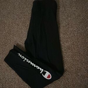 Champion black girls XL leggings